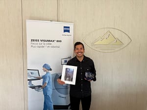 Dr Mauricio Pinto et le laser Zeiss VisuMax 800 au Centre Laser Vision des Grands Lacs à Aix-les-Bains, centre de chirurgie réfractive en Savoie